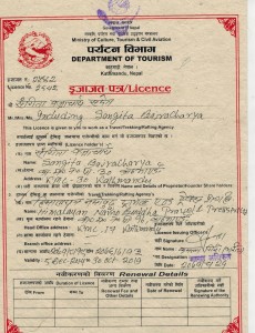 travel license